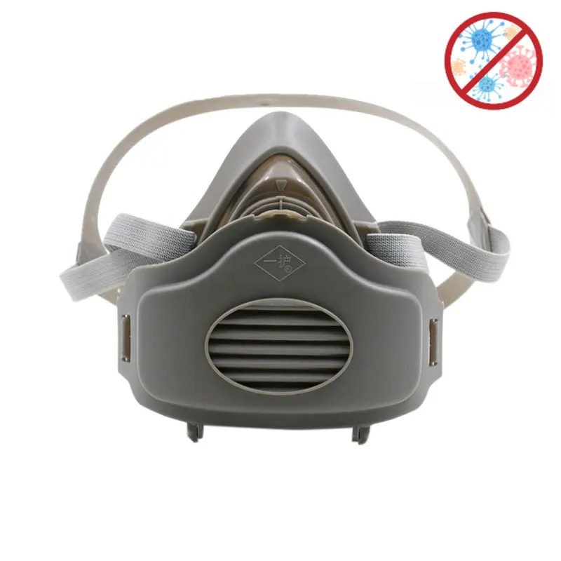Mask Respirator N90 4 Layer Filter Cotton Respiratory Half Face Dust-proof Shopping Go outing Safety Work Carpenter | Безопасность и