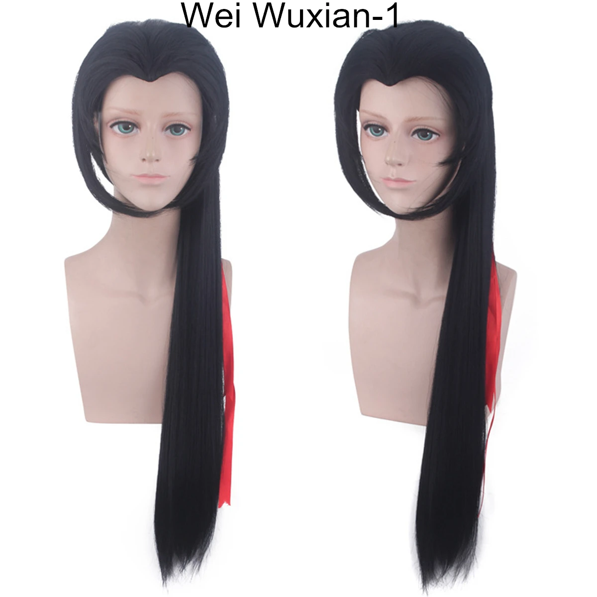 Wei Wuxian Jiangcheng Lan Wangji Wig Cosplay Mo Xuanyu Mo Dao Zu Shi Anime Grandmaster of Demonic Cultivation Cosplay Halloween - Цвет: 1