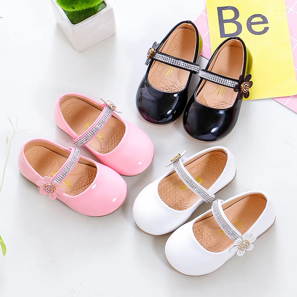 Девочки принцесса обувь для малышей младенцев Дети ребенок цветы тонкие сандалии обувь