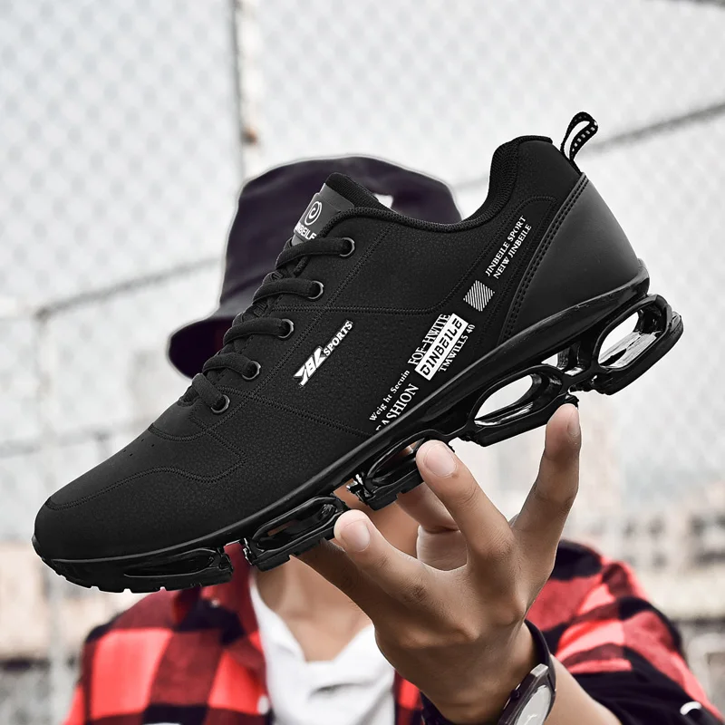 JINBEILE, оригинальная спортивная обувь для мужчин, уличная, удобная, амортизирующая, дышащие кроссовки, дизайнерская, из сверхтонкого волокна, мужская стильная обувь