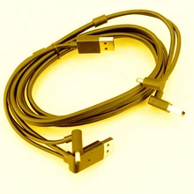 Выделенная соединительная линия кабель питания для htc VIVE VR гарнитура аксессуары