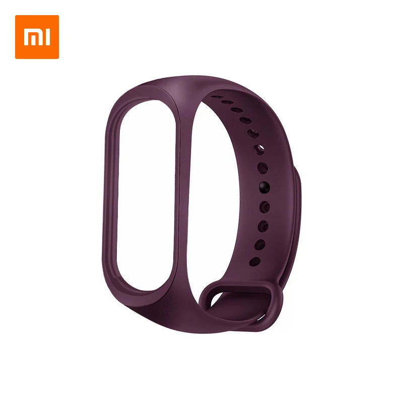 Wine-red Xiaomi Mi ремешок 3 4 Черный Синий Оранжевый винный красный розовый Ограниченная серия цветной ТПУ Браслет ремешок на запястье - Цвет: Wine-red