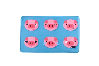 

New Doormat Pig Design Floor Mat Flannel Home Decoration Non-slip