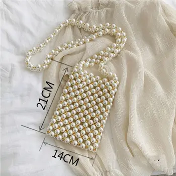 

Women Girls Beads Shoulder Bag Brief Flap Purse Tote Messenger Satchel X5XA