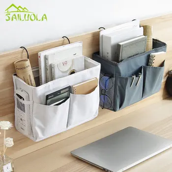 

Cloth hanging bag behind door Holder Organizer for Dorm Hospital Bed Rails Home Storage Organization
