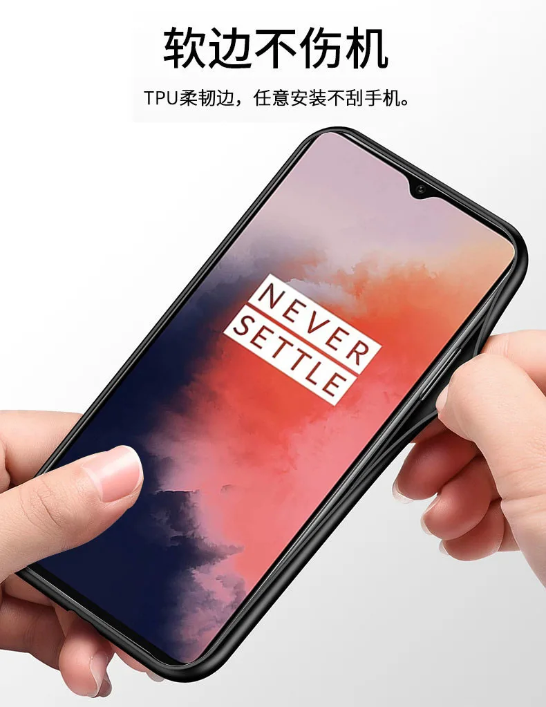 Для oneplus 7T чехол Роскошный Жесткий закаленное стекло с подставкой Кольцо Магнит защитный чехол на заднюю панель для one plus 7t pro oneplus 7t