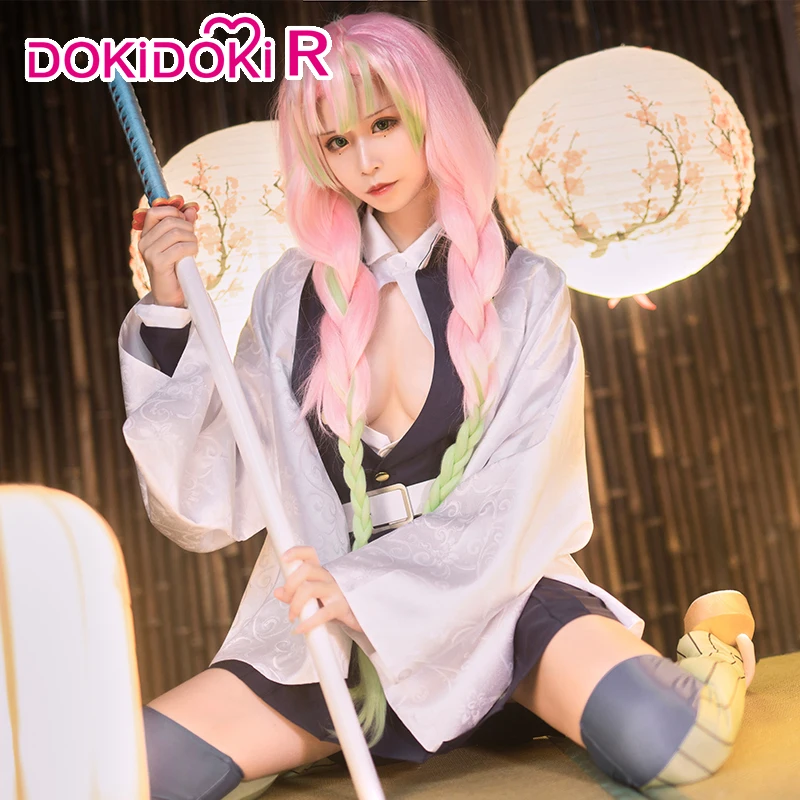 DokiDoki R аниме Рассекатель демонов: киметсу no Yaiba Косплей Kanroji Mitsuri Kimetsu женский