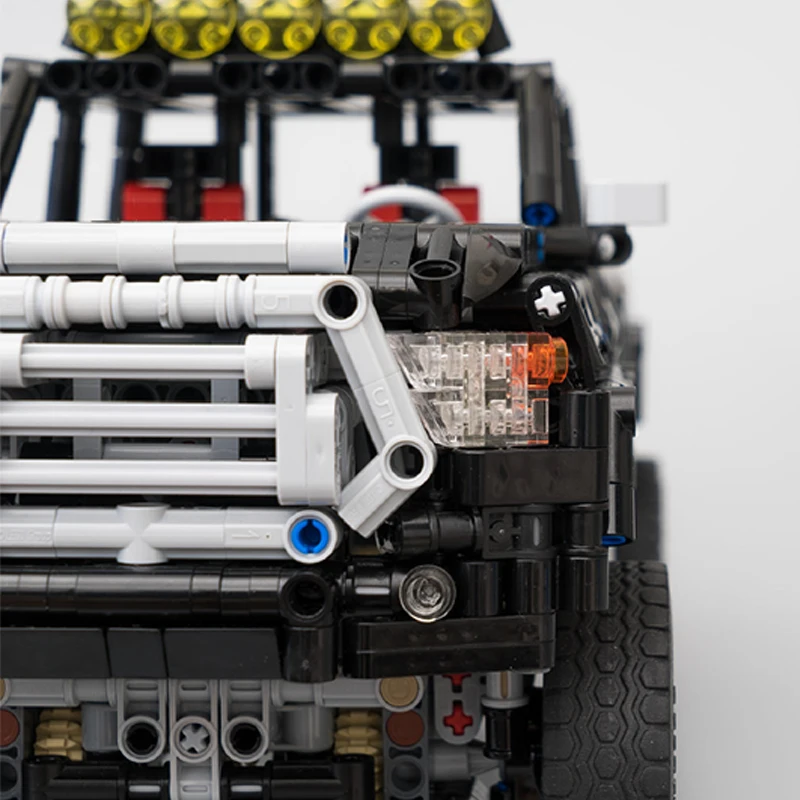 BuildMOC 16304 Technic Dual Driveshaft Pickup Raptor модель машины пикап Строительные блоки Набор транспортных средств игрушки для детей Подарки для детей