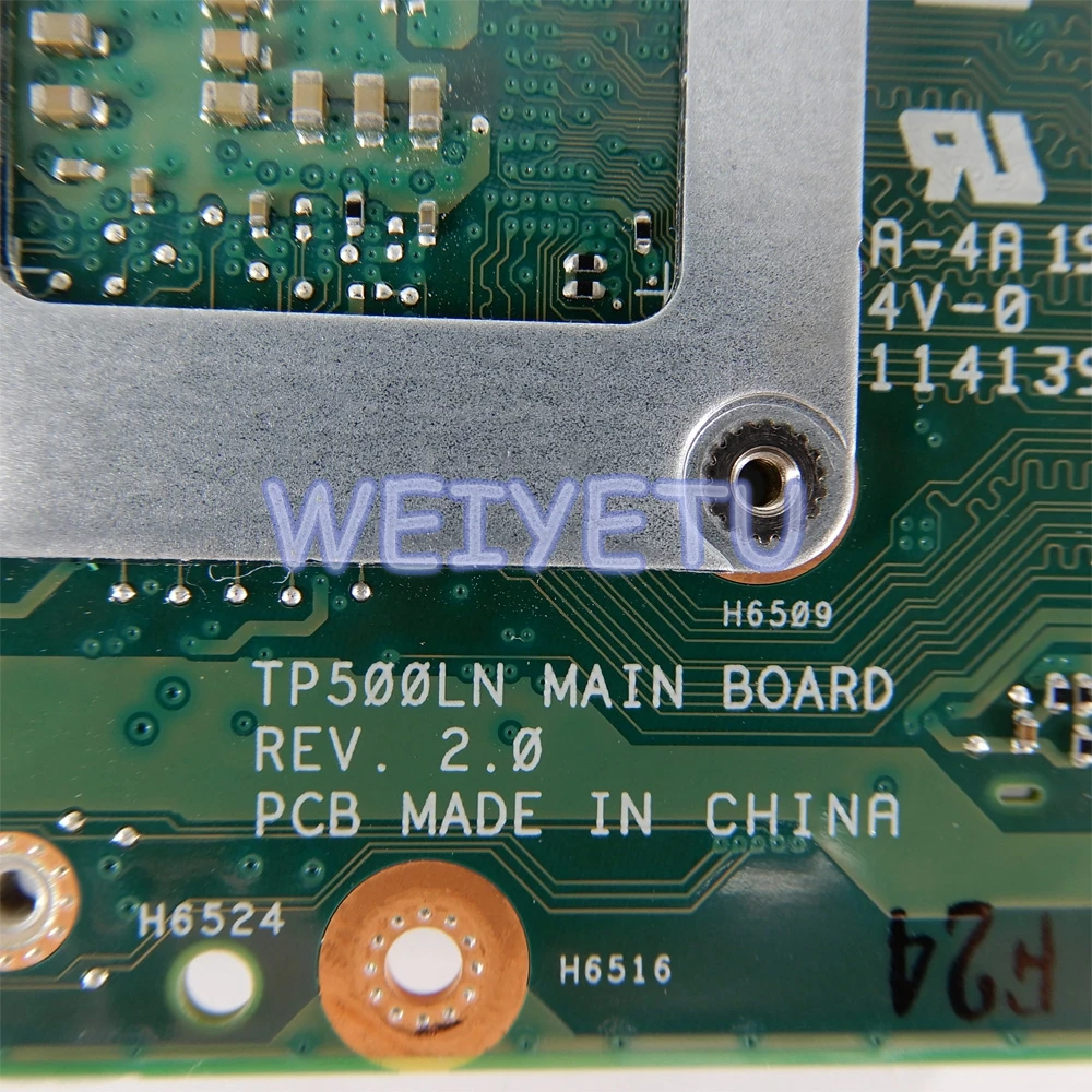 TP500LN I5-5200CPU LVDS материнская плата REV2.0 для ASUS TP500L TP500LN TP500LD материнская плата для ноутбука протестированная