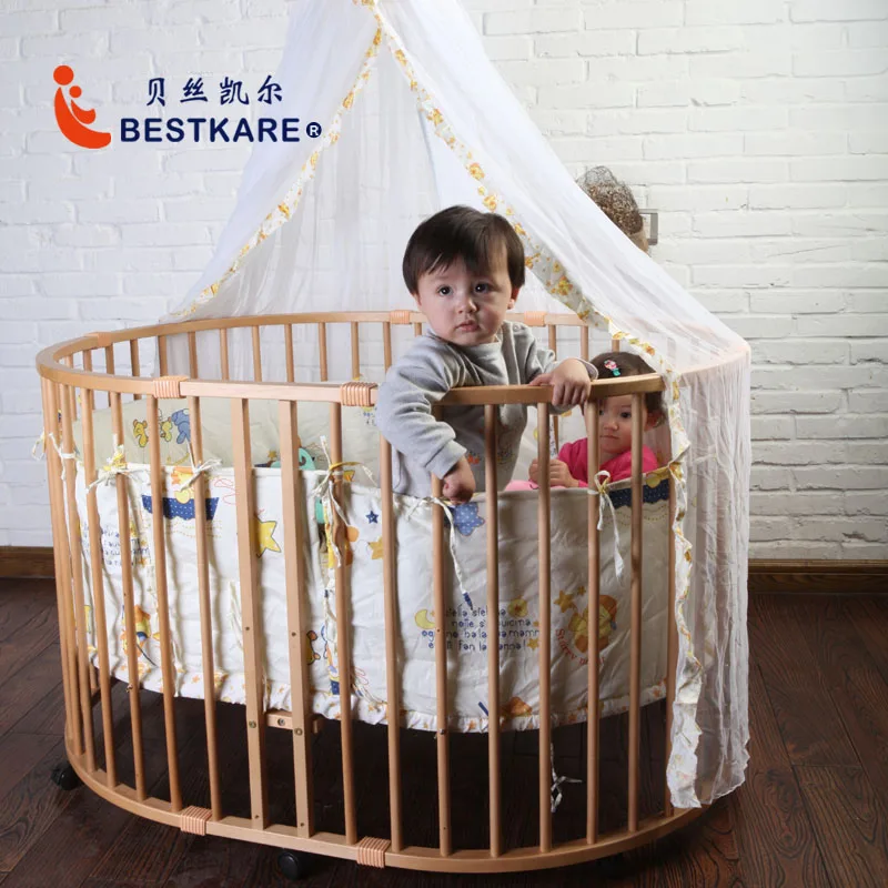 Berceau Ovale En Bois Massif Europeen Grand Lit De Bebe Multifonctionnel Cloture De Securite Pour Jeux De Bebe Cloture De Marche Aliexpress