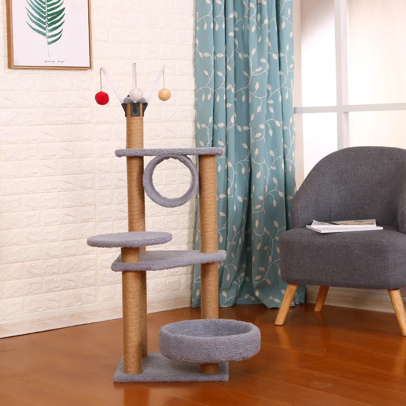 

Scratching Board Cat Nest Cat Tree Sisal Cat Climbing Column Cat Toy Cat Teaser Toy Cat Jumping Platform Cat House Cat Supplies