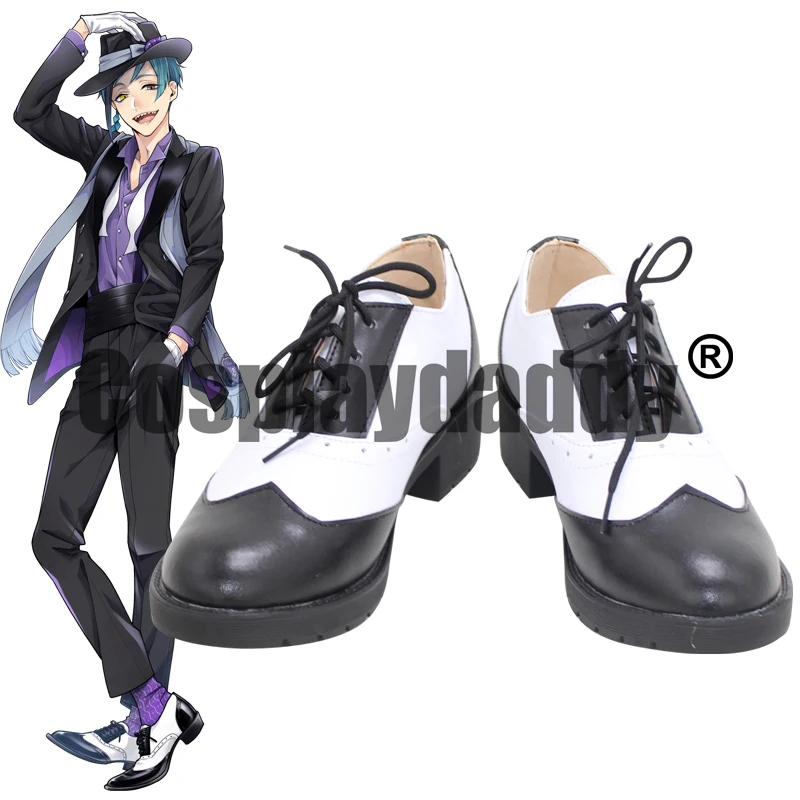Twisted Wonderland Villains Academy Adventure Game Coral Sea Secondo Dormitorio Octavinelle Floyd Leech Cosplay Dress Shoes X002