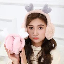 Novo adorável inverno quente gato aquecedores de orelha glitter orelhas de pelúcia earmuffs para as mulheres brincalhão meninas orelha muffs proteção fria quente