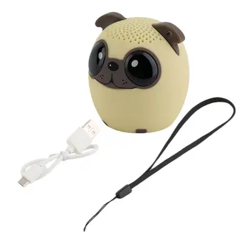 

Wireless Cute Animal Dog Sound Speaker Portable Clear Voice Audio Player TF Card USB for Mobile PC Bluetooth 2 (2.0) Play Video