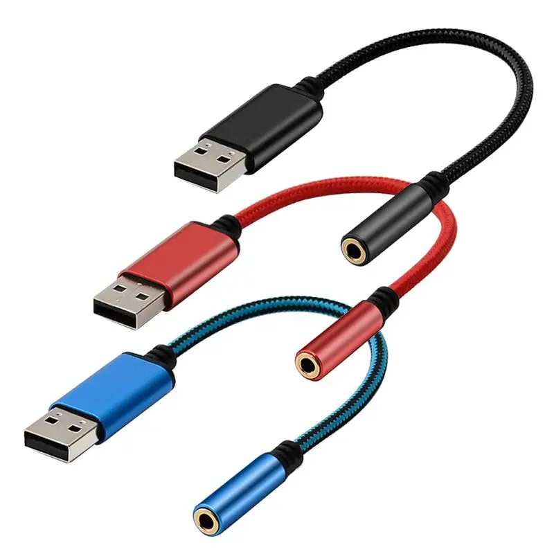 0 2 м/1 м 2в1 USB на 3 5 мм аудио кабель компьютер AUX адаптера для наушников конвертер App