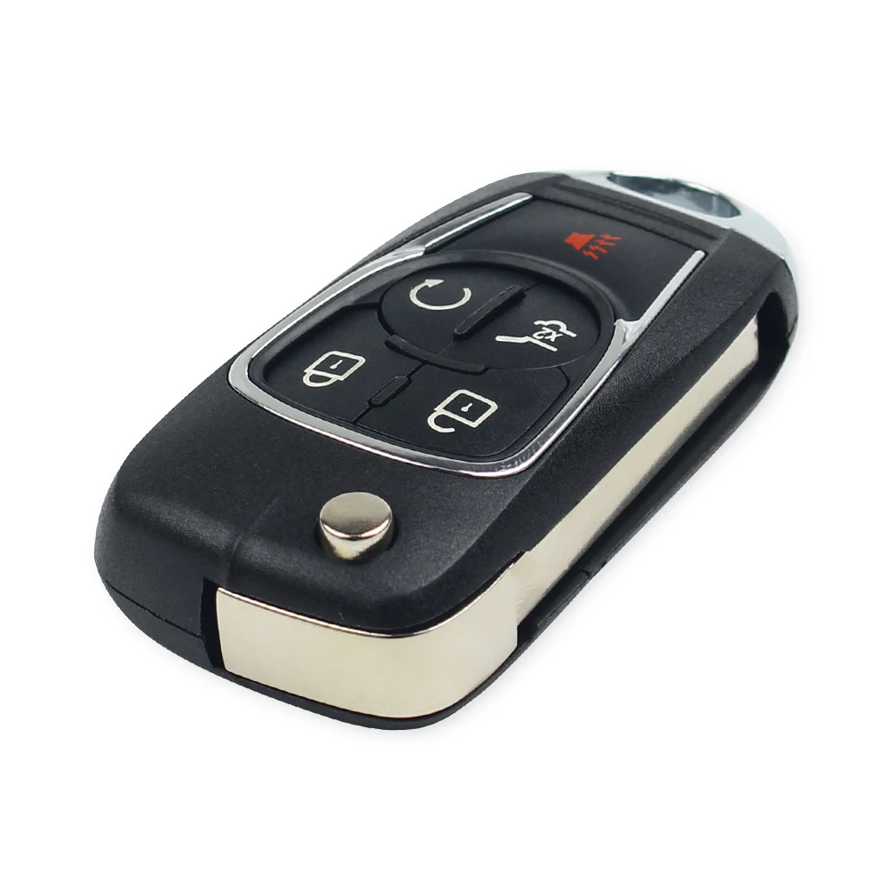 KEYYOU 10 шт. модифицированный чехол для выкидного ключа 2/3/4/5 кнопок для Chevrolet Cruze для Buick для Vauxhall, Opel Insignia Astra J Zafira C 2