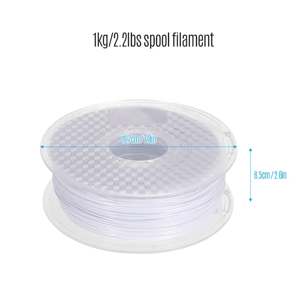 1 75 мм PETG нить проникающая лампа 3D принтер кг/2.2lbs катушка точность размеров +/ 0 02