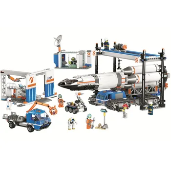 

60229 City nasalys Rocket Assembly Transport 1097PCS building block astronauts Launch Director scientist figures