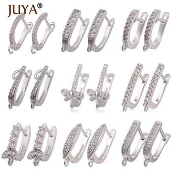 

JUYA Handmade Earring Hoops For Jewelry Making DIY Women Tassle Crystal Pearl Earrings Findings Gift Jewellery Making Supplies