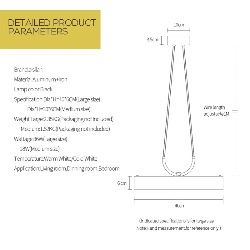  Aisilan minimalist LED pendant light Nordic style Cylindrical Modern for dining room cafe bar perso - 4000158948436