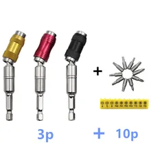 

Magnetic Hexagonal Shank Universal Extension Rod Reversible Bit Extension Rod Hexagonal Release Self-locking Post Handle Quick