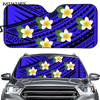 

INSTANTARTS Samoan Style Prints Car Sun Shade Windshield Sunshade Universal fit Block Sun Damag UV and Heat,Protect Car Interior