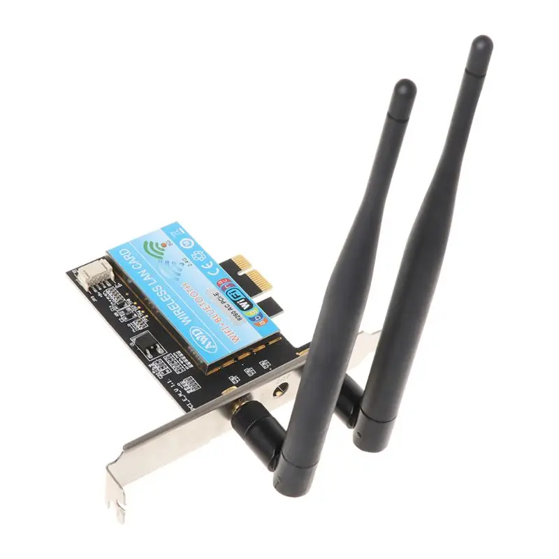 Для Intel 8260 AC 2,4G/5G Двухдиапазонная 802.11ac Bluetooth 4,2 PCI-E 1X Беспроводная настольная wifi WLAN карта с антенной для рабочего стола