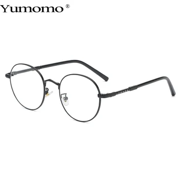 

2020 New vintage Retro Round Metal Spectacles Frame Women Men Anti Blue Light Eye Glasses Frames Clear Lens Eyewear