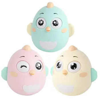 

Kids Tumbler Teether New and Beautiful Patterns Fashionable Roly-poly Rattle Cute Chick Doll Toys Baby 0-12 Months Toys
