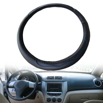 

Good Grip Steering Wheel Cover Anti-Slip Black&Blue Skid-proof Accessary