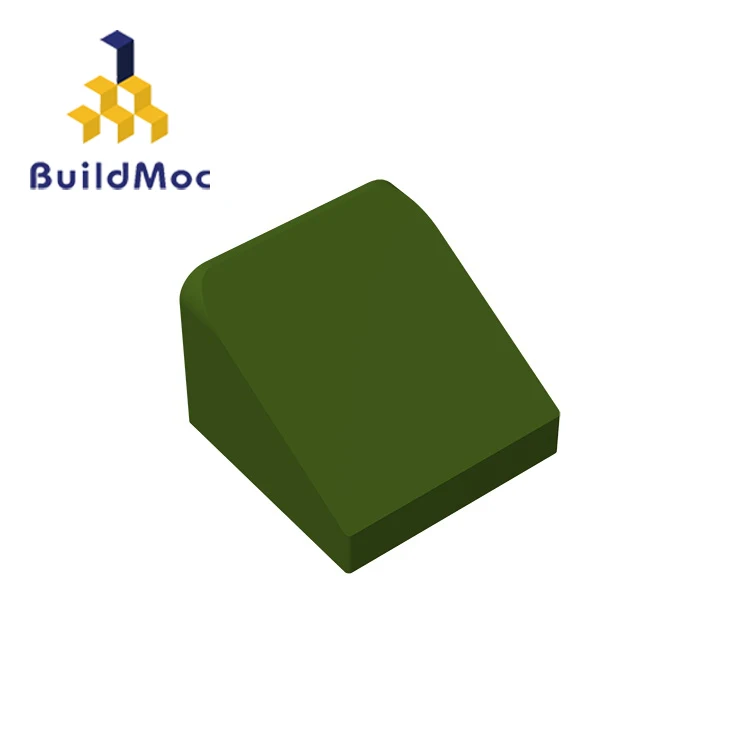Светло-серый BuildMOC склон 30 1x1x2/3 кирпич Technic changever Catch для строительных блоков части DIY развивающие творческие подарочные игрушки - Цвет: Светло-серый