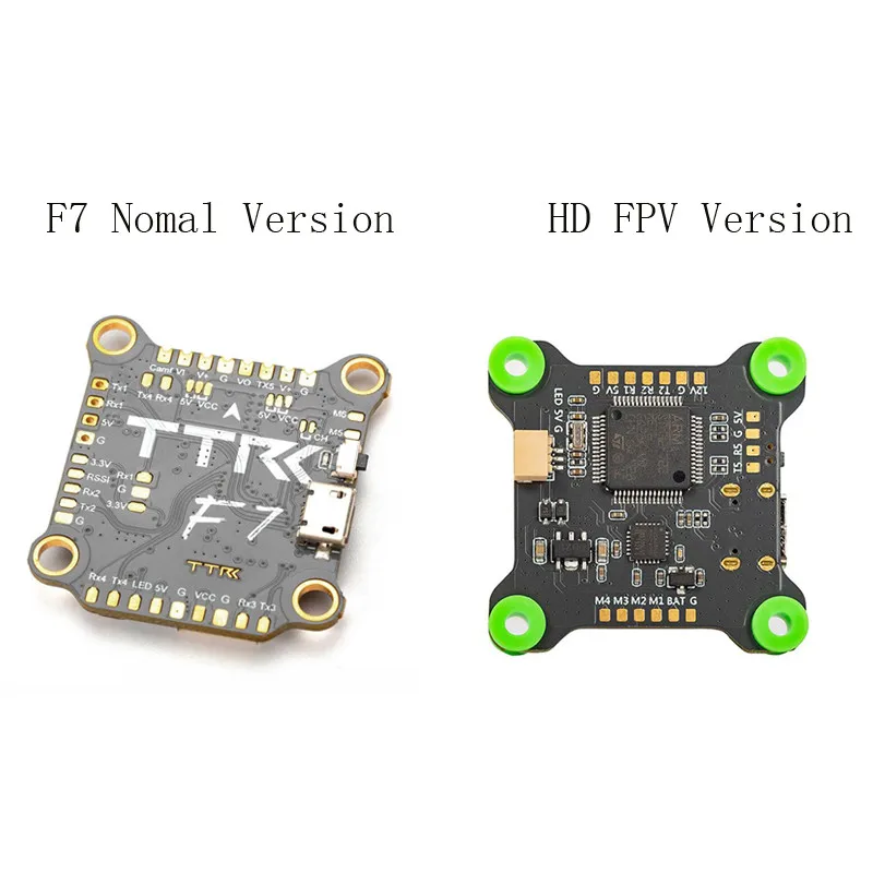 Hot Sale Transtec F7 OSD MPU6000& 50A 3-6S Blheli_32 4 In 1 Brushless ESC 5V/3A BEC Flight Controller for HD VTX SYSTEM Stack