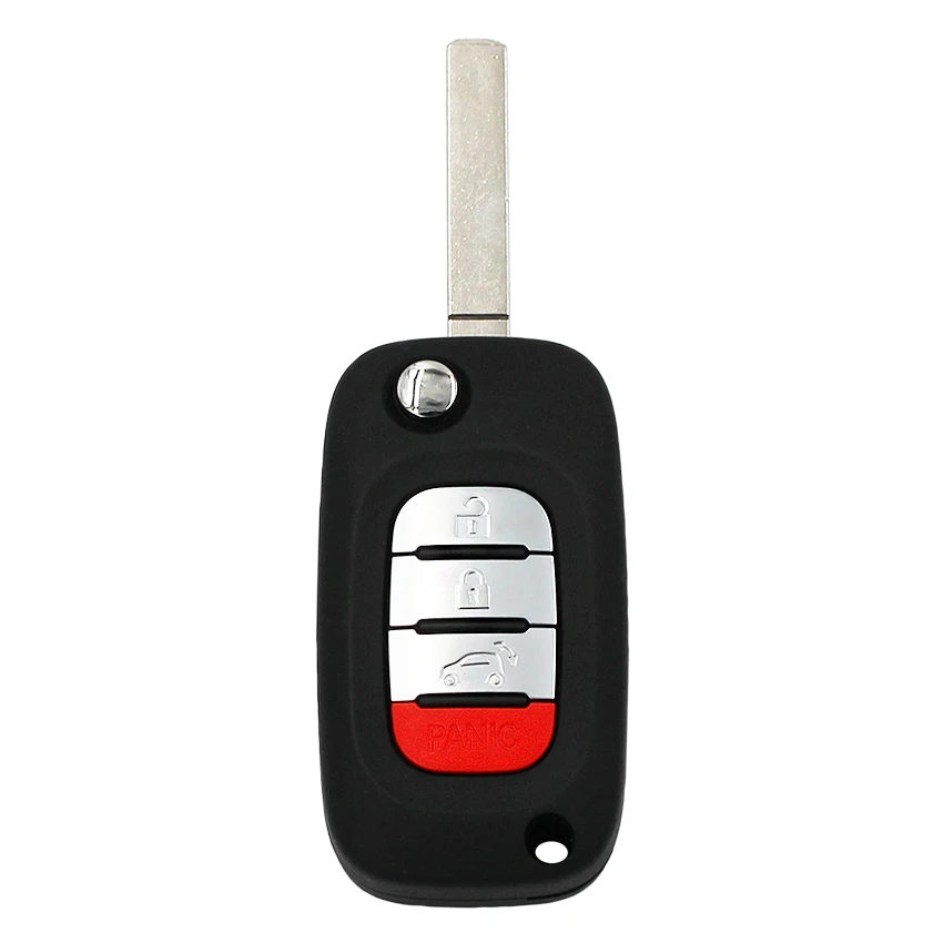 OEM флип 4/3+ 1 кнопки дистанционного ключа 433 МГц для Mercedes для BENZ Smart Fortwo ForFour с чипом 4A/PCF7961M TWB1U955