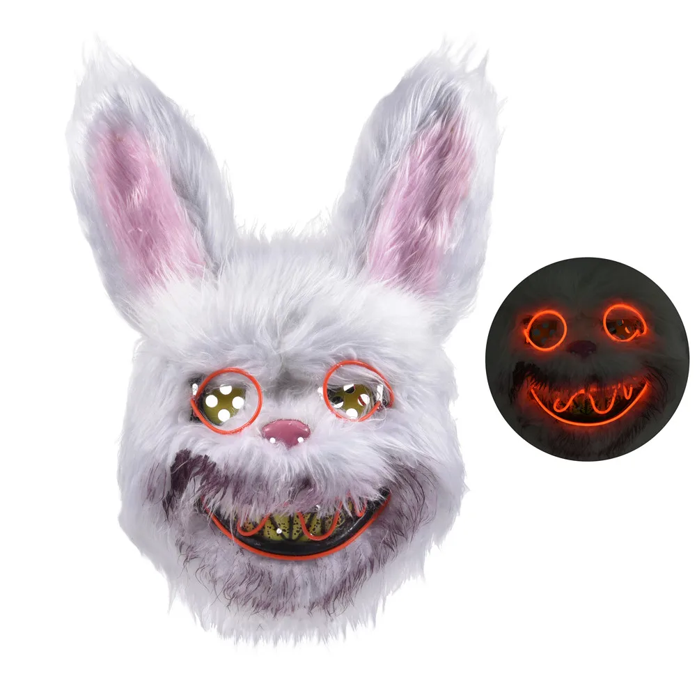 Кровавый медведь маска маскарад страшные плюшевые маски представление на Хэллоуин реквизит Хэллоуин принадлежности - Цвет: G