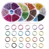 Mixed Color Piercing Nail Charms Nail Dangle Ring Metal Alloy Nail Jewelry Glitter 3D Nails Rhinestones Nail Art Decoration 2