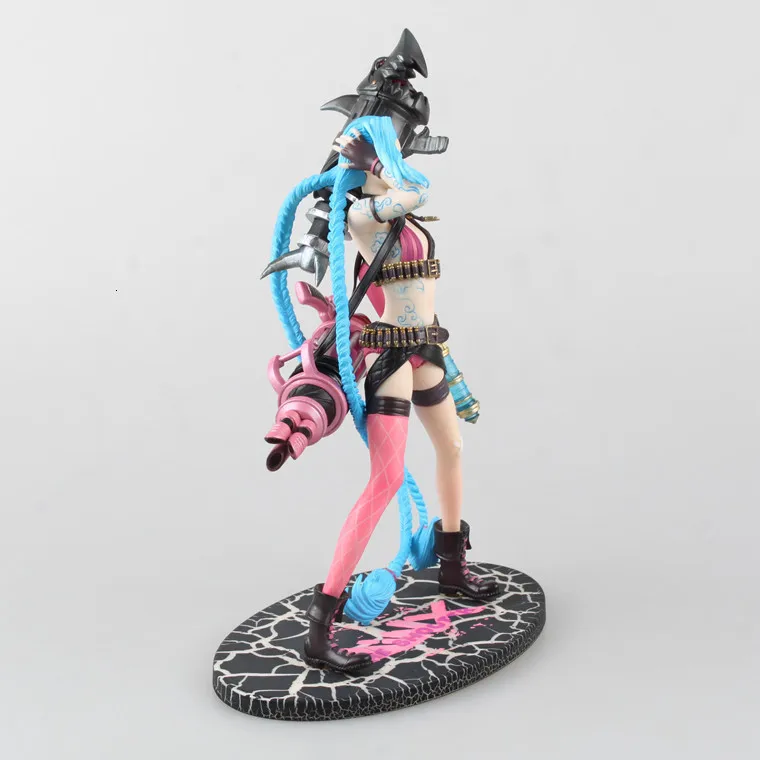 24 см Джинкс фигурки аниме коллекция моделей pvc игрушки куклы игра pvc героя Brinquedos игрушки для детей Рождество милый подарок