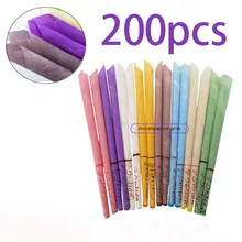 200pcs Ear Wax Cleaner Fragrance Candle Ear Candling Candles Coning Beewax Natural Ear Candle Therapy Straight Style Care