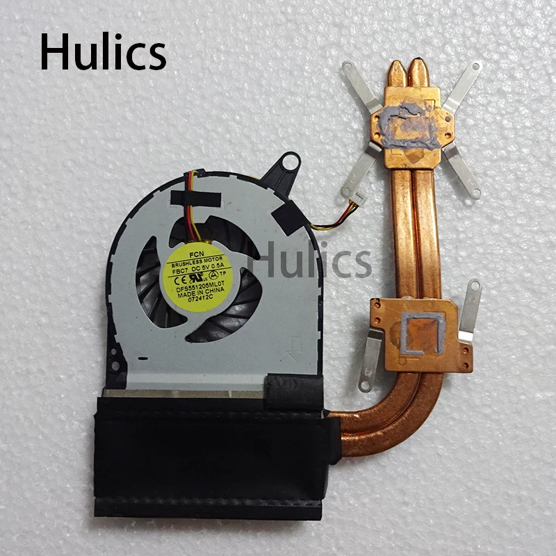 Hulics для acer Aspire V3 V3-731 V3-771 V3-771G радиатор ЦП независимых радиатора Вентилятор охлаждения