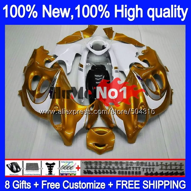 Средства ухода за кожей для SUZUKI KATANA GSXF 600 750 GSXF600 98 99 00 2001 2002 12MC. 84 GSX600F GSXF750 1998 1999 2000 01 02 обтекателя; цвет золотистый, белый - Цвет: No. 1