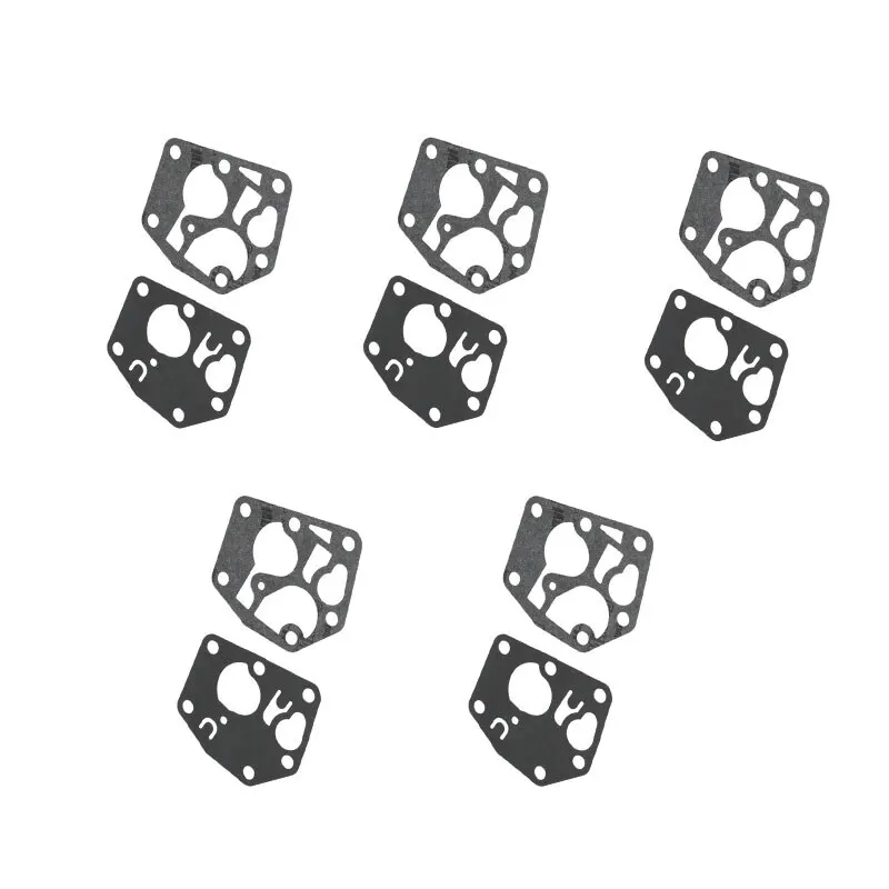 10Pcs/Set Carburetor Diaphragm Gaskets carb repair kit chainsaw carb repair kit Fit For Briggs Stratton Sprint Classic Engines Replacement Practical Durable