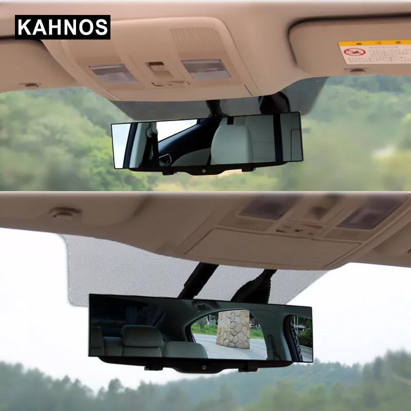 Автомобильное зеркало заднего вида с антибликовым покрытием, синее зеркало, автомобильная обратная задняя часть, для парковки, Задние Зеркала, широкий угол, изогнутая поверхность, зеркала
