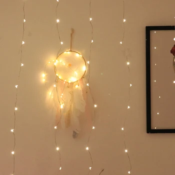 

2m 200LED USB Curtain Lamp Waterproof Christmas Home Decorative Lights Garden Fairy Light Copper Wire String Lights for Holiday