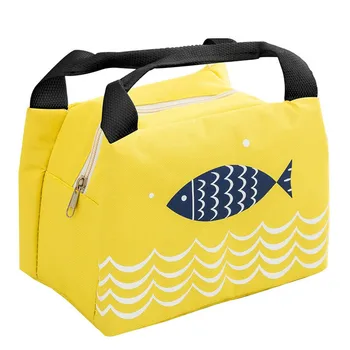 

2020 Fashion Unisex Lunch Bags High Quality Insulated Bags Tote For Women Kids Men Canvas Thermal Cooler Food Box Lunch Bags