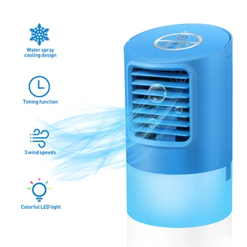 

Vosarea Personal Space Cooler Mini Portable Air Conditioner Fan Small Desktop Fan Personal Table Fan Compact Air Cooler