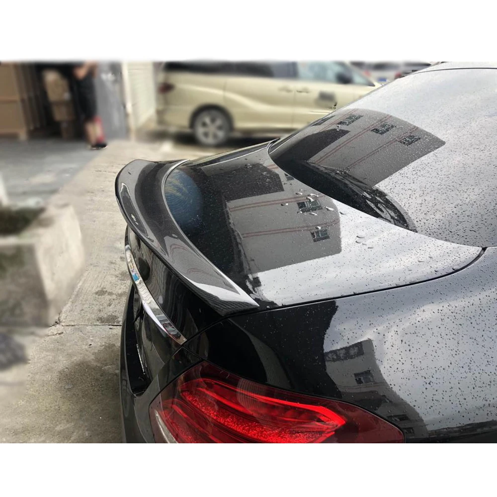 Carbon Fiber Rear Trunk Spoiler for Mercedes-Benz E Class W213 E300 E400 E43 E63 4 Door- Rear Wing Spoiler Boot Lid