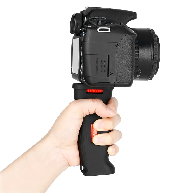 UURig R003 Hand Grip Stabilizer Holder Universal Plastic Handle for Gopro Action Camera DSLR SLR Camera Smartphone 1/4 Screw Vlo-4