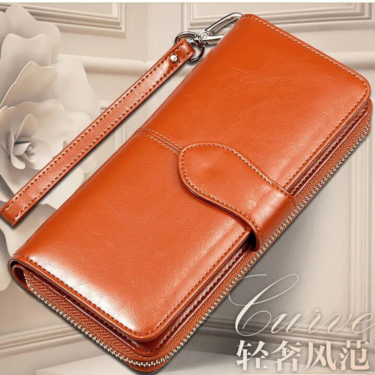 New women's wallet long zipper wallet large capacity women's wallet credit card storage