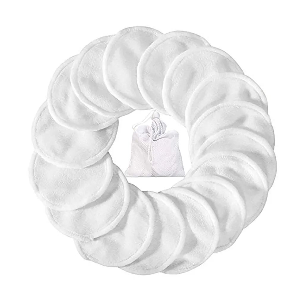 reusable cotton pads black