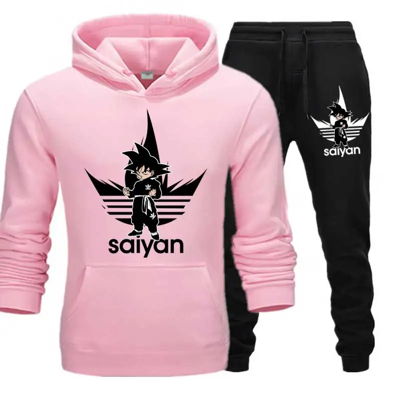 SAIYAN Men's Sets drop shipping hoodies+Pants Harajuku wholesale Sport Suits Casual Sweatshirts Tracksuit Sportswear plus 5XL SAIYAN Men's Sets drop shipping hoodies+Pants Harajuku wholesale Sport Suits Casual Sweatshirts Tracksuit Sportswear plus 5XL