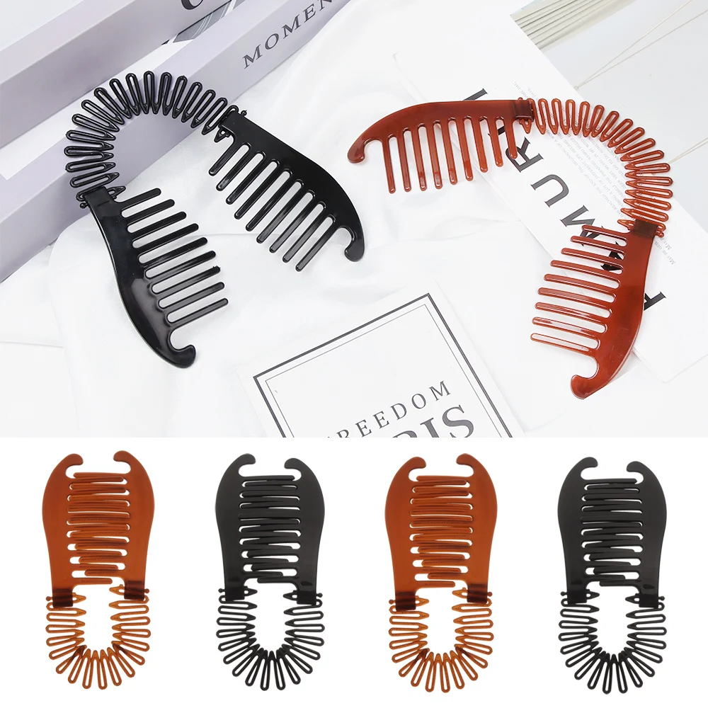 1PC-Woman-Elastics-Hair-Braider-Banana-Clip-Scorpion-Type-Hair-Holding-Tool-Ponytail-Rubber-Bands-Hair